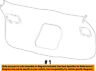 5ls74dx9af Mopar Jeep Chrysler Oem Trim Gate Tail Tailgate