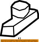 6l3z18a927a Ford Oem Radio Cap