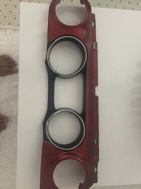 6ab21srraa 768381695566 For 2018-2023 Jeep Wrangler Jl Gladiator Driver Rubicon Dash Trim Red
