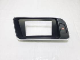 8r1-857-186-n-3q7 Audi 8r1-857-186-n 2009-2014 Q5 Dash Center Radio Display Trim Bezel Oem