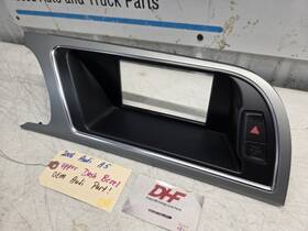 8t1857186f Audi 2008 2009 A5 S5 Instrument Panel Center Dash Display Trim Bezel