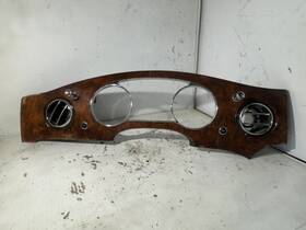 251.be1h16 Bentley 2016 Mulsanne Gauge Cluster Bezel Panel Wood Damaged Oem