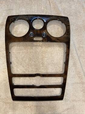 3w0857244 Bentley 3wo857244 Wood Grain Center Dash Panel Vents And Radio Ready To Install