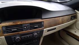 251-50243 Bmw Right Woodgrain Bezel With Vents For Dash Navigationfits 07-13 328i 477391
