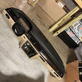 51459140539 Bmw Front Instrument Dashboard Panel Trim Cover Black &beige Oem E70 X5 2007-13