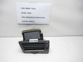 64228223334 Bmw 2002-2008 745li Right Front Dash Ac Hvac Vent Duct 8223334 Oem