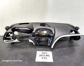 8032945 Bmw Oem F06 F13 Dashboard Dash Instrument Panel Hud Opal White / Black Leather