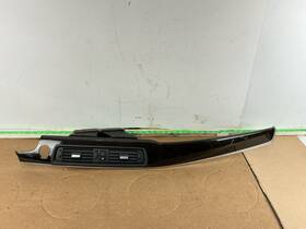 9192937 Bmw 2010-2016 535i Center Air Dash Vent Wood Trim Ash Grain With And Switch Oem
