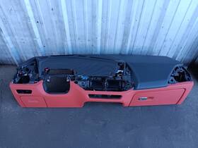 251.bm3424 Bmw - Us Additional 2024-2026 Xm G09 Dashboard Dash Panel Black Red Leather Oem