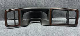 15073676 Cadillac 2002 Escalade Oem Woodgrain Radio Dash Vent Bezel Trim Double Din