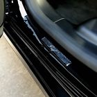 Cfdo-2p-pony-01 Sc Accessories Running Horse Pony Doom Carbon Fiber Door Step Cfdo-2p-pony-01 Sc Accessories Running Horse Pony Doom Carbon Fiber Door Step