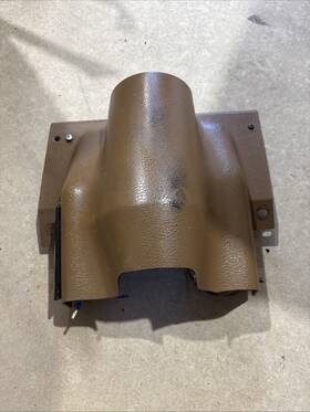 14037573 Chevrolet 1978 - 1982 G20 Van Lower Dash Knee Steering Column Cover Panel Brown
