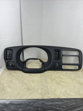 15742299 Chevrolet 1996-2000 Express Gmc Savana Cluster Bezel Dash Panel Black