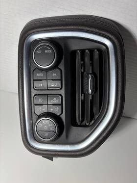 Chevrolet 84266583 2019-2022 Chevy Silverado Instrument Panel Lh Side Dash Trim With Switch Brown Oem
