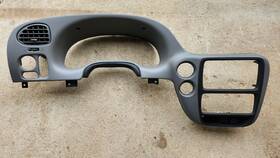 1564024 Chevy 02-09 Trailblazer Cluster Radio Dash Bezel Trim Panel Gray Smooth Oem