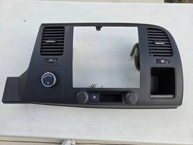 25786268 Chevy 2007-2013 Gmc Sierra Silverado Radio Climate Trim Bezel Black 4x4 Switch