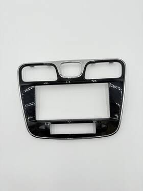 1108749x Chrysler 2011-2014 200 Dash Radio Bezel Trim Clock Hazard Oem