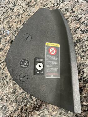 A17068902 Crossfire 04-08 Chrysler Rh Dashboard End Cover Panel Oem Black