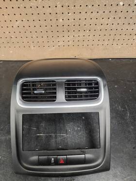 1108985x-12-ac Dodge 2011-2014 Avenger Center Dash Radio Surround Bezel Trim Panel Oem Black