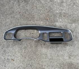1190415xssae Dodge 2011-2014 Charger Dash Cluster Radio Trim Bezel Carbon Fiber Style Oem