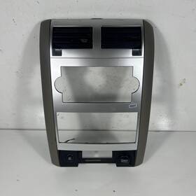 Dodge 1dk371d1aa 04-09 Durango Radio Climate Control Dash Bezel Trim Panel Silver Gray Vent