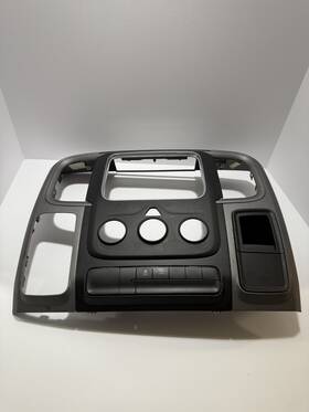 1wa381x9ae Dodge 2013-2022 Ram 1500 Center Dash Radio Trim Bezel Black Gray Oem
