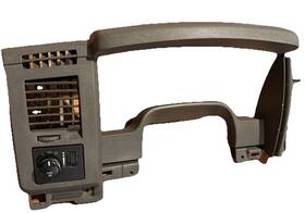 5ju28trmaa Dodge 06-08 Ram 1500 2500 350 Instrument Cluster Cover Bezel Dash Trim Vent Gray