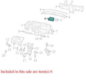1ds51bd5ab Dodge L0097891 2008-2010 Grand Caravan Instrument Panel Cover Used 1ds51bd5ab Dodge L0097891 2008-2010 Grand Caravan Instrument Panel Cover Used