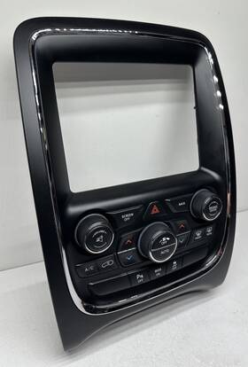 P05091858ab Dodge 2014-2020 Durango 8.4 Inch Center Dash Radio Climate Control Trim Bezel Oem