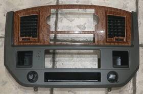 5ke761j8ac Dodge Ram Mopar 06 08 1500 2500 3500 Center Dash Radio Bezel Woodgrain Oem