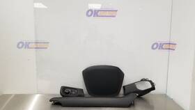 Dodge Truck 251-10298c 22 Ram 2500 Limited Long Horn Dash Trim Set Black Leather Brown Stitching
