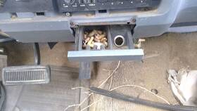 0l958ek1 Dodge Trucks 1986-1989 Ram D100 Ash Tray Assembly Oem Slide Out Dash Blue