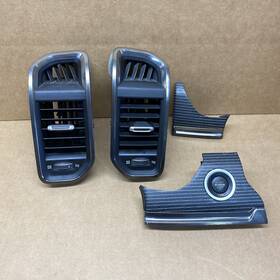 2440211tzs Dodge Trucks 19-24 Ram 1500 Limited Interior Dash Trim Kit 4 Piece Air Vents Woodgrain