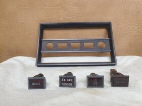 1903784 Fiat 124 Spider 1800 Center Dash Trim And Indicators From A 1978