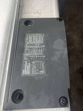1504459-aw Ford 87-91 Bricknose Truck Gray Fuse Panel Steering Column Cover F150 F250 F350