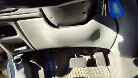 1f1z5404320baf Ford 2000-2002 Taurus Lower Dash Under Column Knee Bolster Trim Panel Oem Gray
