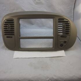 1l341804302-baw Ford 97 98 99 00 01 02 03 F-150 Expedition Dash Air Vents Radio Bezel Beige Oem