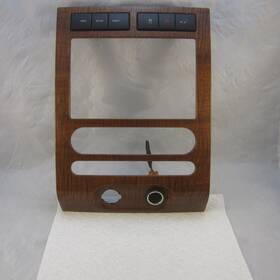 2302aev78480898 Ford 2007-2014 Expedition Center Dash Radio Climate Control Bezel Woodgrain Oem