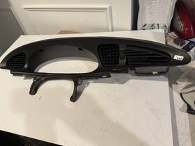 254.fd1u99 Ford Cluster Bezel Dash Trim Panel Fits 1996 1997 1998 1999 Taurus Black