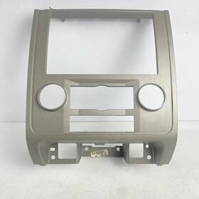 302-cc33p2 Ford 2008-2012 Escape Center Dash Radio Bezel Screen Trim Heater Control Silver