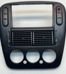 3l24-7804302-n Ford 2002-2005 Explorer Center Dash Radio Climate Control Bezel Trim Oem