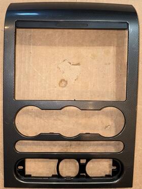 4l302lmsmds Ford 2004-2008 F150 F-150 Center Dash Radio Trim Surround Bezel Panel Oem