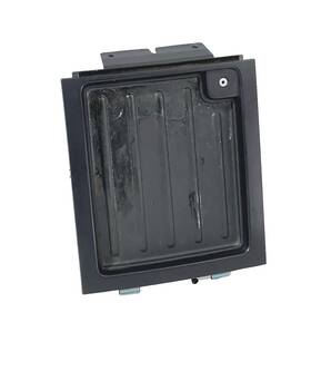 7l3z-15042a82-aa Ford 04-08 F150 Upper Center Dash Tray Storage Cover Panel Trim Black Aux Oem