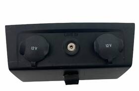 8343-64043d56-a Ford 2008 2009 2010 2011 Focus Front Center Dash Dual 12v Plugs Power Outlets