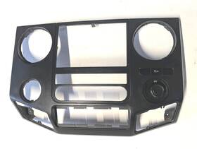 8c34-2504302-a Ford 08-10 F250 F350 Center Dash Radio Bezel Black