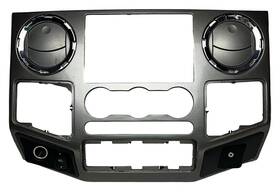 8c34-2504302-d Ford 2008-2010 F250 F350 F450 Center Dash Carbon Fiber Finish Radio Trim Panel