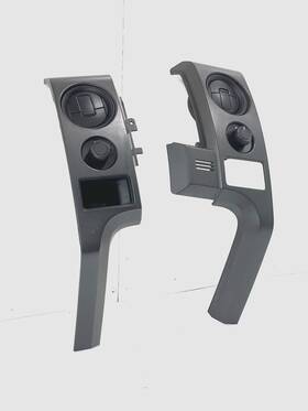 Ford 9l3z-1504338-bd 09-14 F150 Center Dash Driver Lh Pass Rh Air Vent Trim Panel Gray Set 2 Oem