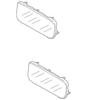 Dg1z-10887-a Ford Genuine Cluster Lens Dg1z-10887-a Ford Genuine Cluster Lens