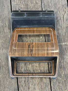 Ford E0tb-10045a98d 1980-1986 F150 Xlt Radio Heater Control Bezel Trim Oem Woodgrain F-150