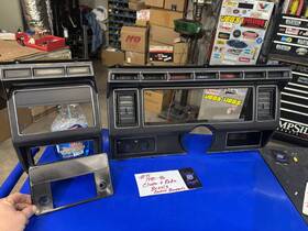 E0tb-10045c90-d Ford 1980-1986 Bronco F150 Instrument Cluster And Radio Bezel Set F100 F250